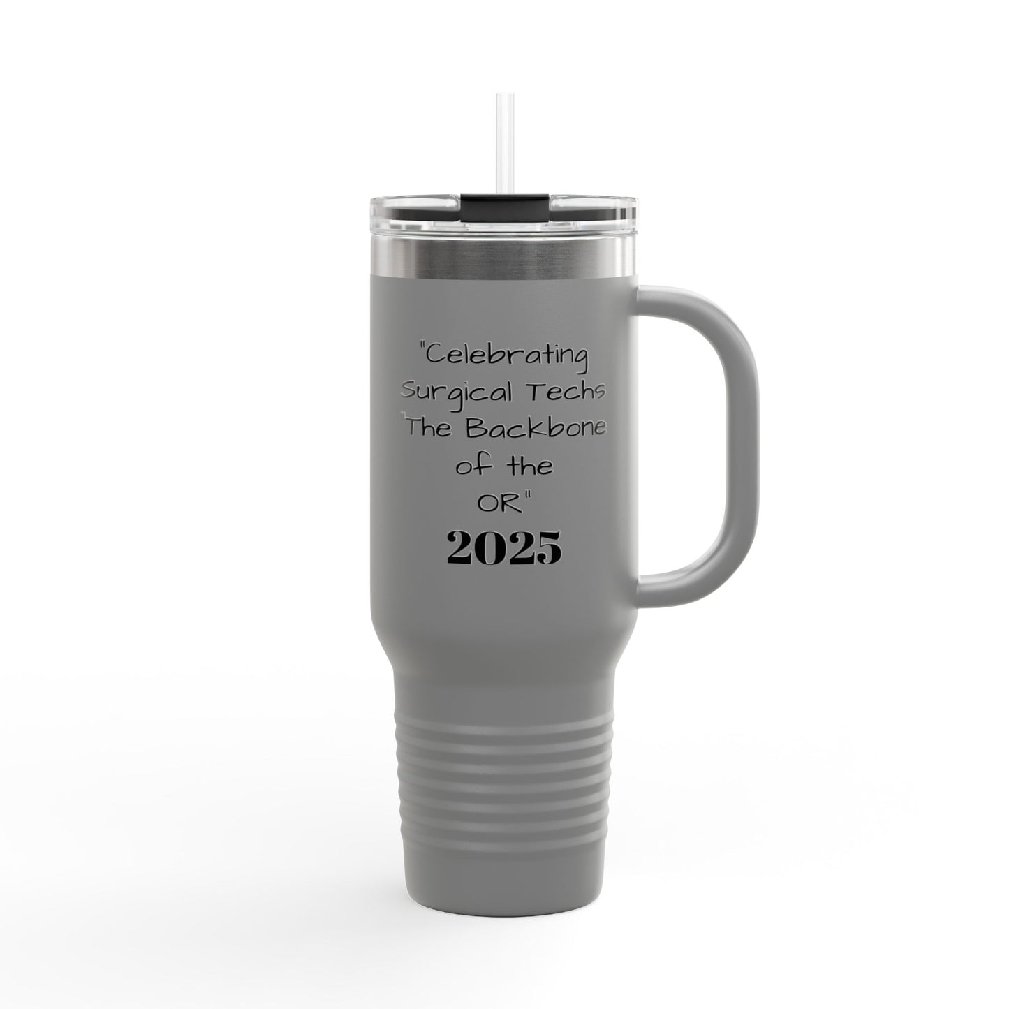 Custom Insulated Travel Mug for Surgical Techs, 40oz Coffee Cup, Perfect Gift for Healthcare Workers, Appreciation Mug, 2025 Celebrations