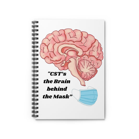 Inspirational Spiral Notebook - Brain Behind the Mask, Perfect for Students, Teachers, & Mental Health Awareness, Gift for [...]